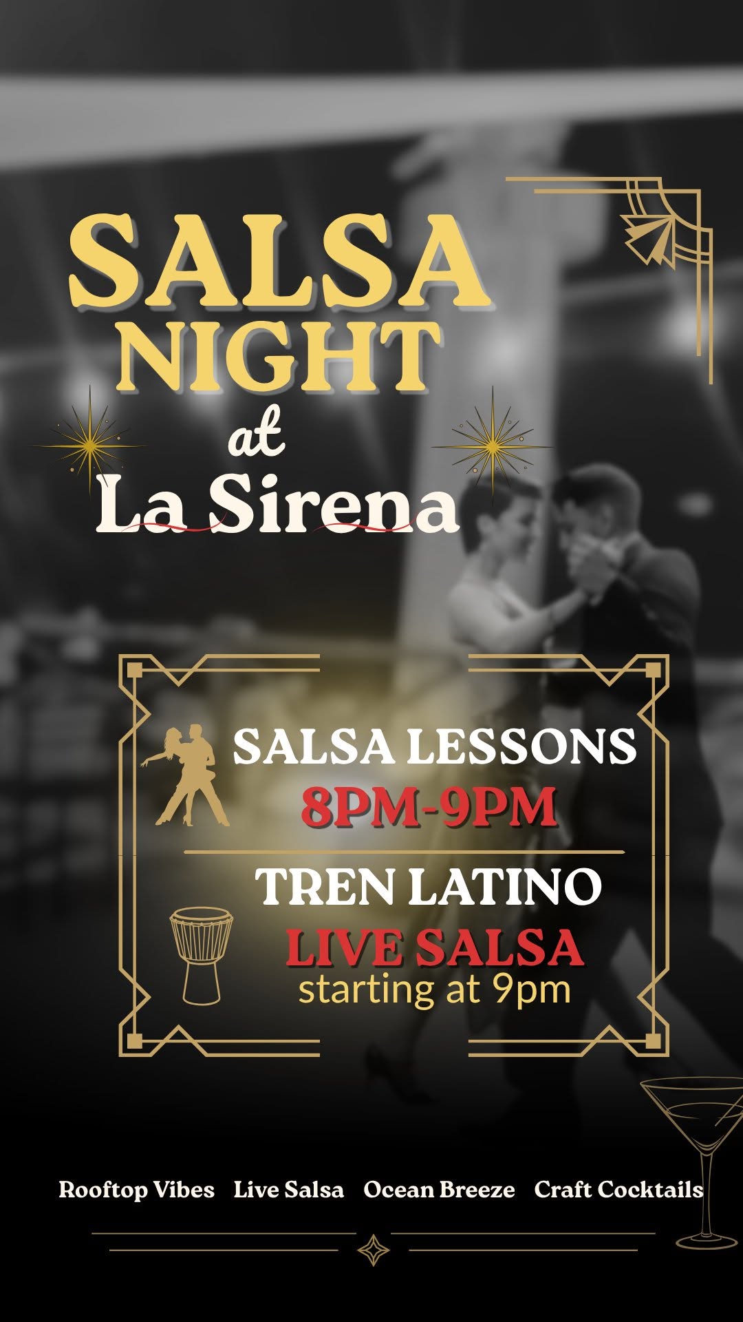 La Sirena Puerto Morelos live music daily Friday salsa dancing and lessons