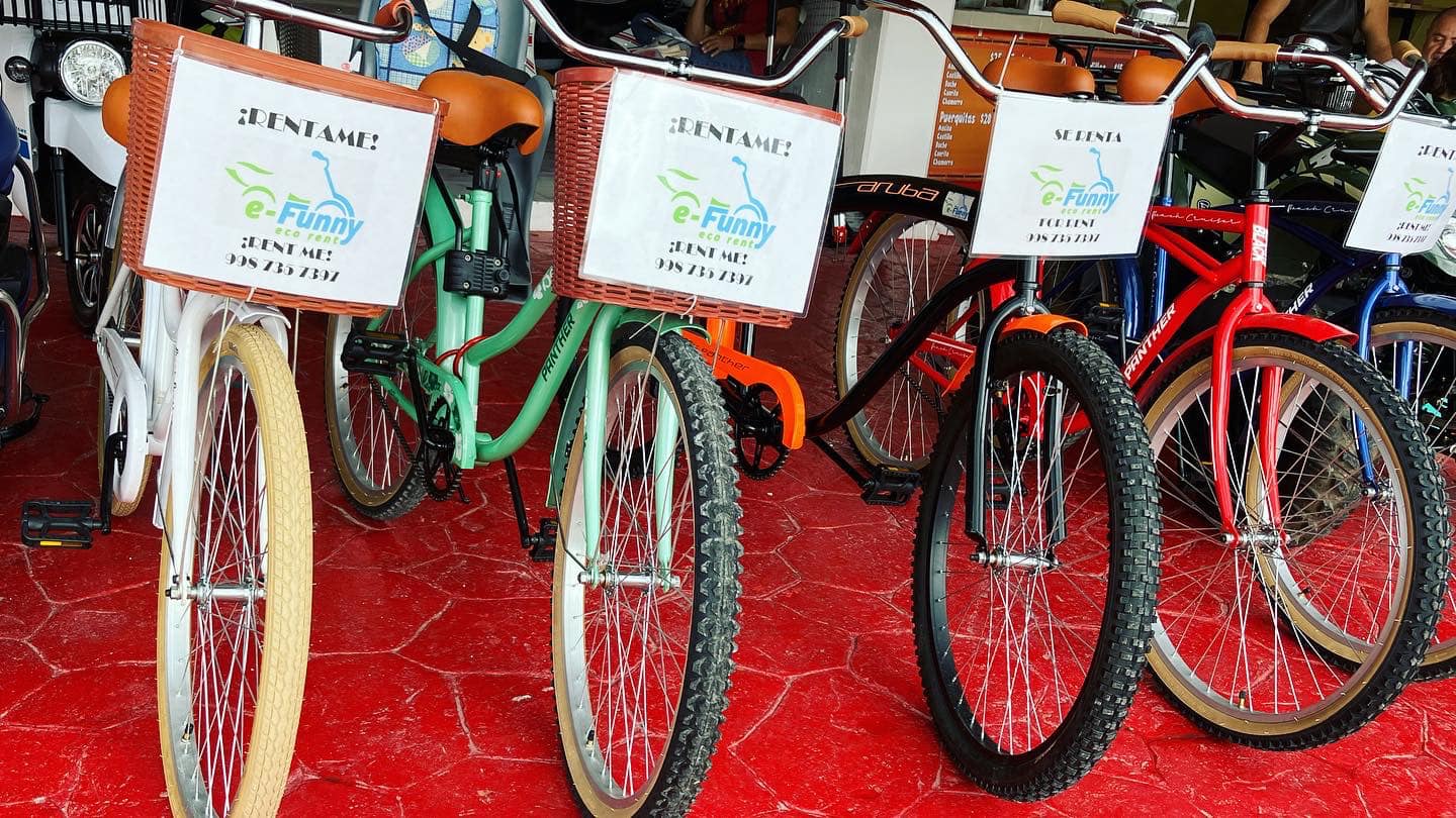 Image of E-Funny bike rentals.