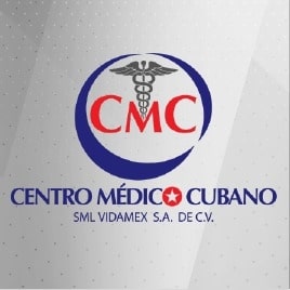 Logo for Centro Médico Cubano (Cuban Medical Center) in Puerto Morelos