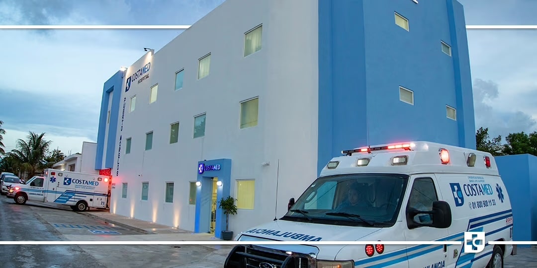 Costamed hospital and outpatient clinic in Puerto Morelos.