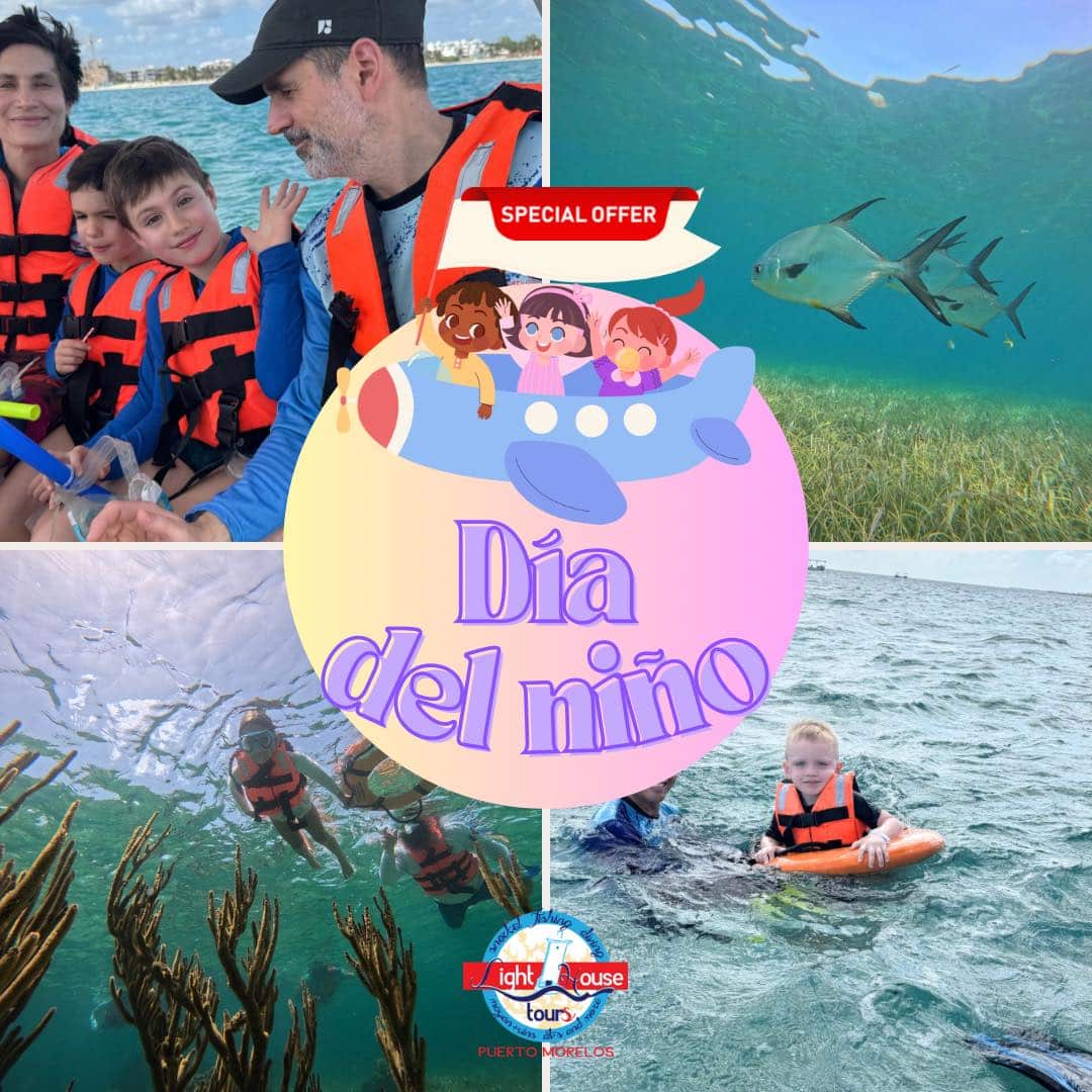 Lighthouse Tours Dia del Niño Children's Day Snorkeling Special April 28-30 2025
